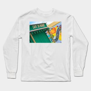 Cafe Du Monde and Mural - New Orleans Long Sleeve T-Shirt